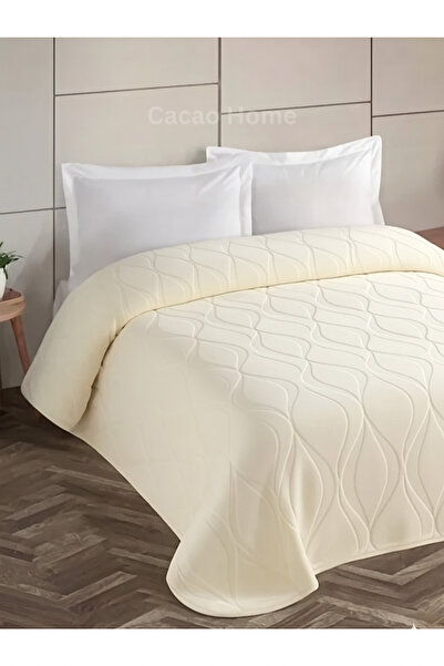 Genel Markalar Kristal Tek Kişilik Kalın Kabartma Emboss Battaniye