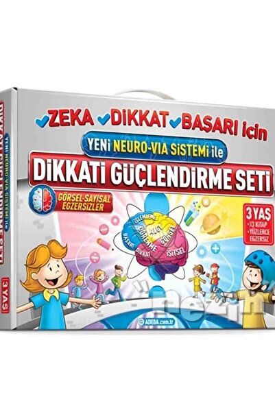 Adeda Yayıncılık Adeda Dikkati Güçlendirme Seti 3 Yaş