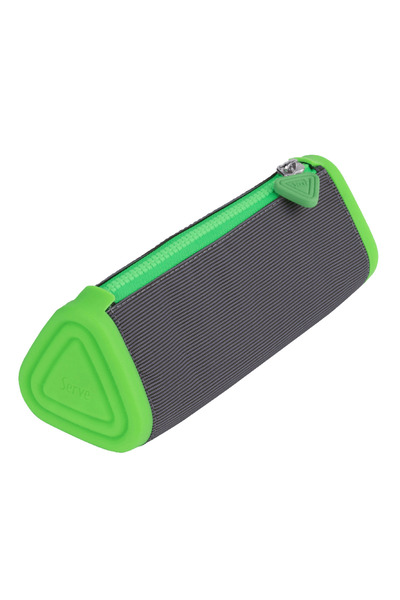 Serve Prismo триъгълна калъфка за моливи, фосфоресцираща зелена