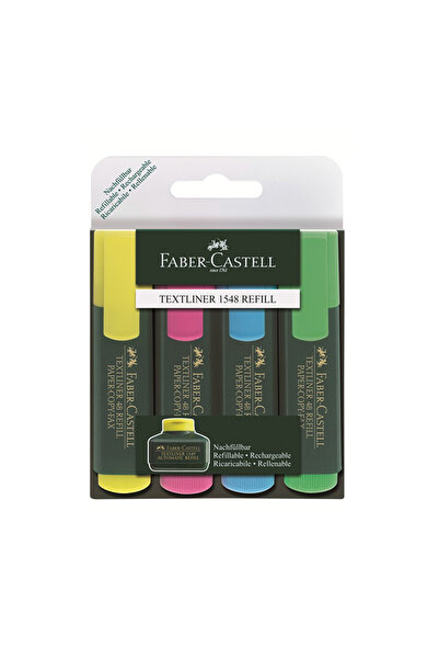Faber Castell FABER FOSFORLU KALEM 4 LÜ POŞET