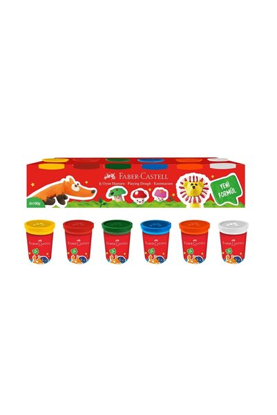 Faber Castell Faber Oyun Hamuru 6x100g 000030