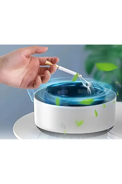 SyaMAG Smart Ashtray with Self-Cleaning and Smoke Odor Elimination