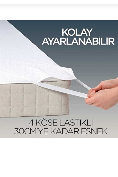 AYHOME Micro Köşe Lastıkli Su Sıvı Geçirmez Yatak Koruyucu Alez Çarşaf Tek Kişilik Alez