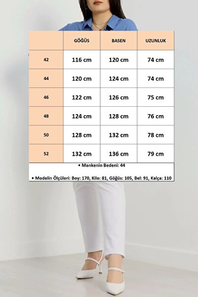 FOR ESRA BIG TREND Жіноча однотонна віскозна сорочка з тканої віскози з рукавом і бічними складками