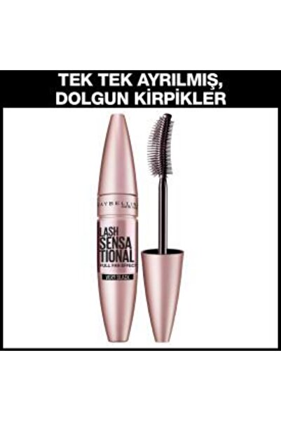 Maybelline New York Černá řasenka Lash Sensational Fan Effect