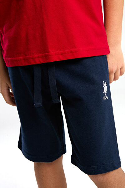 U.S. Polo Assn. Boy's Red Bermuda Suit