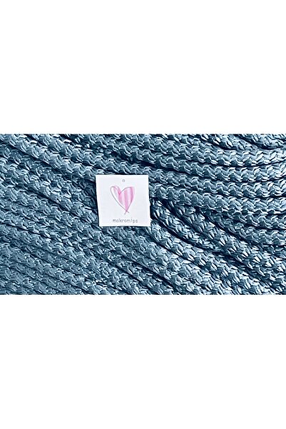 Makromİps حبل مكرامية (1 كيلو 6-7 مم) حبل منسوج من البوليستر مملوء بالبوليستر...