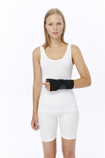 ALFATEKS SOL BAŞ PARMAK DESTEKLİ PROFESYONEL EL BİLEK ATELİ KORUYUCU