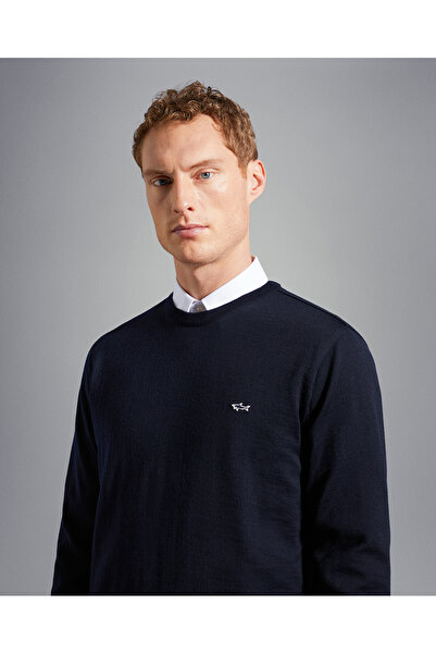 PAUL&SHARK MEN'S KNITTED ROUNDNECK C.WWOOL