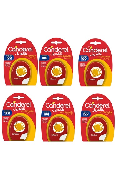 Canderel سكرالوز ١٠٠ قرص - ٨٫٥ جم × ٦ قطع