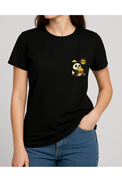 TREND YANKI تي شيرت للجنسين (باندا هامبرجر)