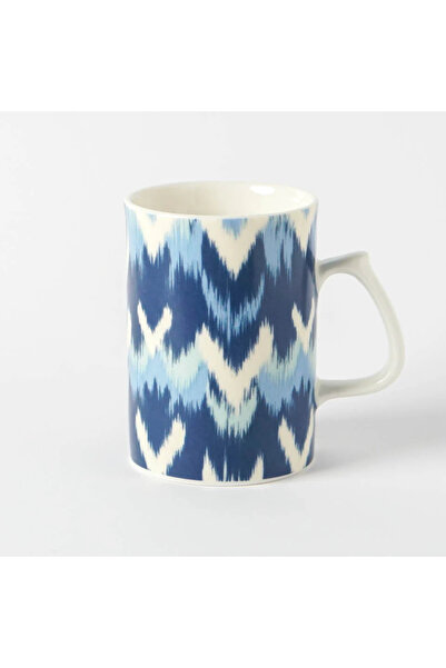 VİTELLİ Ikat Collection Blue Porcelain Mug