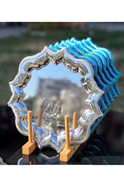 PONCİKPAZAR طقم تقديم القهوة الفاخر من الفولاذ المقاوم للصدأ مكون من 6 قطع، ب...