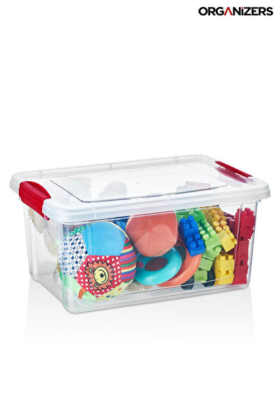 ORGANİZERS 16L Stackable Storage Box with Locked Lid – BPA Free