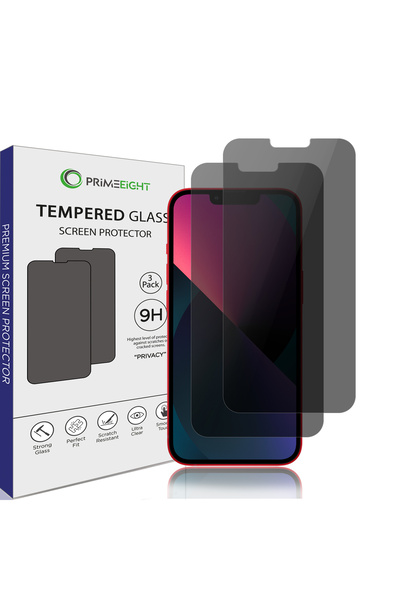 PRIMEEIGHT [2PCS] iPhone 13 Mini Privacy Screen Protector 5.4 Inch Display Ultra Thin 9H Hardness