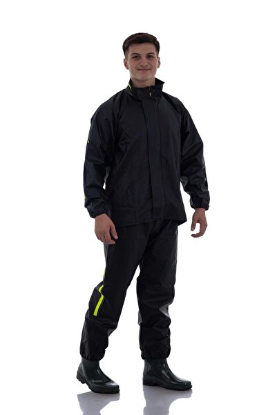 Genel Markalar Dikişsiz Fermuarlı Kurye Motorcu Yağmurluğu Pvc Alt Üst Takım ...