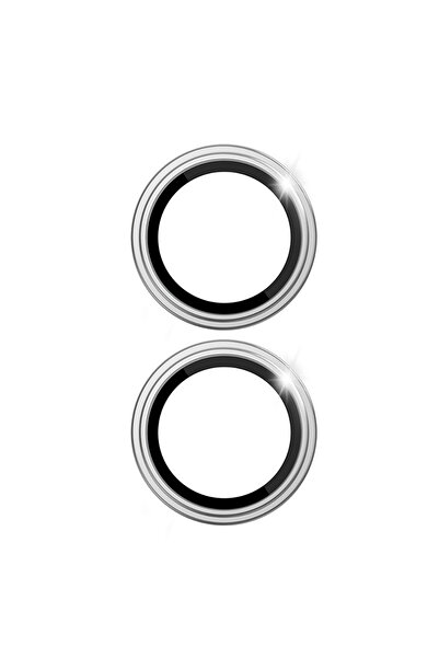 WIWU iPhone 17 Uyumlu LG-005 Falcon Anti Reflective Kamera Lens Koruyucu Gümüş