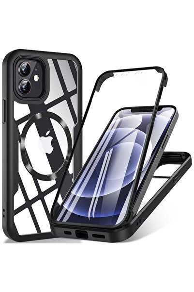 SKYDDAR INNOVATION Θήκη + μεμβράνη για iPhone 12, [Συσκευασία 360°] ColorVers...