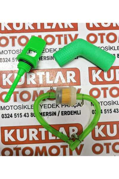 MTO (Yeşil) Yağ Çubuğu + Vites Çorabı + Hortumlu Benzin Filtresi 3'lü Takım