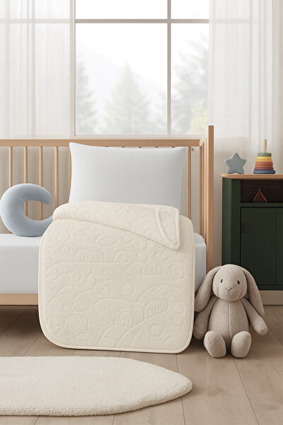 aymira home Dinarsu Boxed Embossed Baby Blanket 100X120 cm Multi-Purpose Cover
