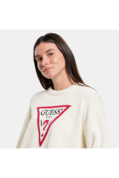 Guess Gj Ls Cn Kadın Beyaz Triko W4BR12Z3HM1-G293