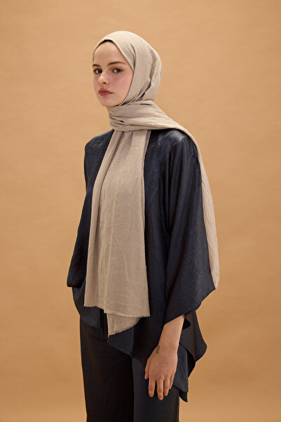 cs camellia scarf Σάλι από μπαμπού - Άμμος