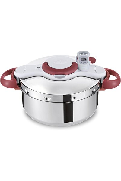 TEFAL P4620733 Clipso Minut Perfect Pressure Cooker, Stainless Steel, 6 Litre