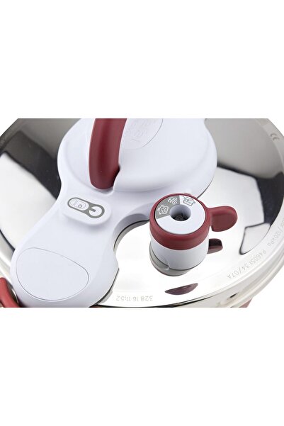 TEFAL P4620733 Clipso Minut Perfect Pressure Cooker, Stainless Steel, 6 Litre