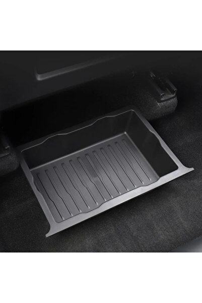 OEM Organizator Auto, Tavita pentru depozitare Tesla Model Y, Neagra din material TPE
