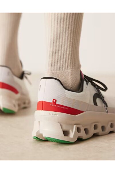 On Running On Cloudmonster 61.97655 Ivory/Pearl Men Running Spor Ayakkabı