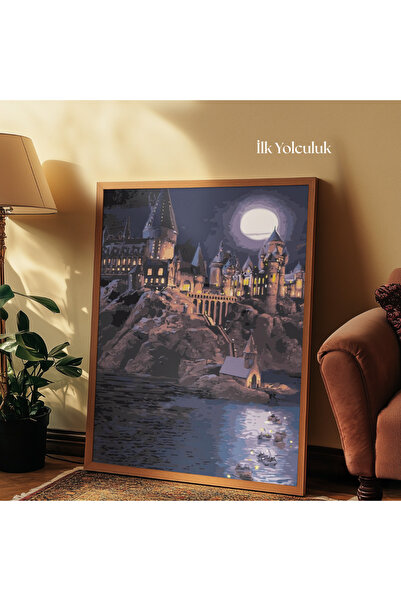 tuvart Sayılarla Boyama Seti Harry Potter 35x50cm Hogwards, İlk Yolculuk