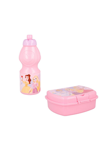 Disney Sandwich box and liquid bottle set, 400 ml, BPA-free, multicolor, Princess,