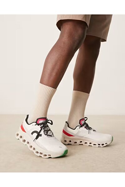 On Running On Cloudmonster 61.97655 Ivory/Pearl Men Running Spor Ayakkabı