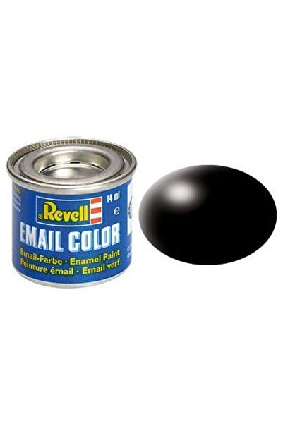REVELL Vopsea Email Satinat Negru (RAL 9005) 14 ml –