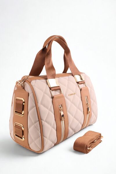 Just Polos Γνήσια Just Polo Αδιάβροχη Γυναικεία Τσάντα ώμου Κατάλληλη για Καθ...