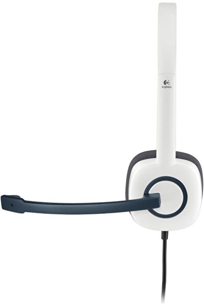 logitech H150 Wired Headset, Stereo Headphones With Rotating Noise-Cancelling Microphone, Dual 3.5 m
