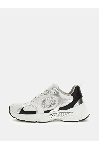 Guess Ibitha Kadın Siyah/Beyaz Sneaker FLTIBIELE12-WHBLK