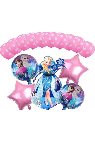 Baloane Vesele Set Baloane Aniversare Tematica Elsa