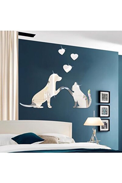 Slasa Reflective Silver Wall Sticker by - Dog and Cats Design