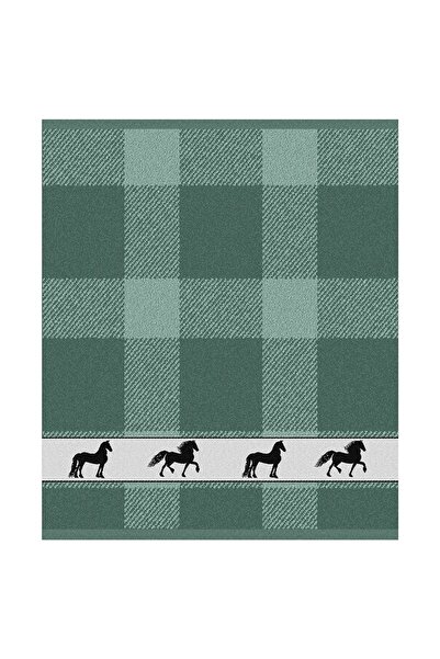 ddddd Prosop bucatarie verde Horse dimensine 50 x 55 cm