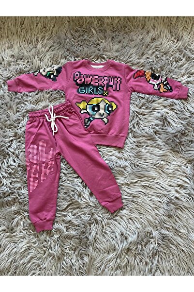 Cyber Girl's Embossed Detailed Cotton Comfortable Top and Bottom Set