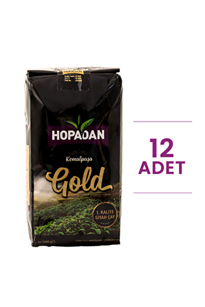 hopadan çay Gold Çay 1000 gr (12 Paket)