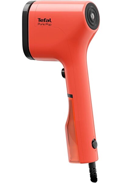 TEFAL DT2022 Pure Pop Steam Brush – 1300W, 70 ml, 20 g/min, Coral Red/Black