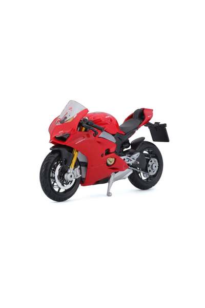 BBURAGO Macheta Motocicleta 1:18 Ducati Panigale V 4 Rosu