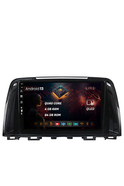 HUB64 Navigatie Mazda 6 (2013-2015), 4GB RAM, Quadcore, Carplay, Android Auto