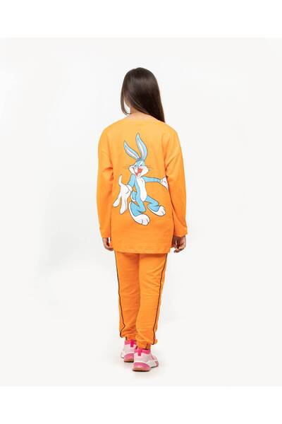 Finelook Girl's Looney Tunes Long Sleeve T-shirt & Bottom Set