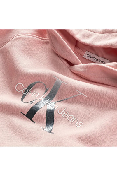 Calvin Klein GRADIENT MONOGRAM HO Kadın Pembe Hoodie