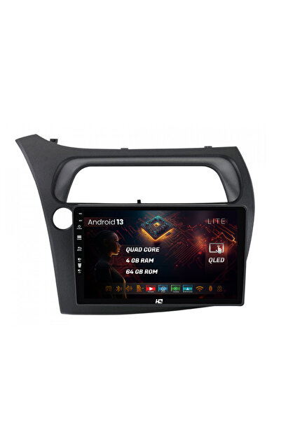 HUB64 Navigatie Honda Civic Hatchback (2006-2011), 4GB RAM, Quadcore, Carplay...