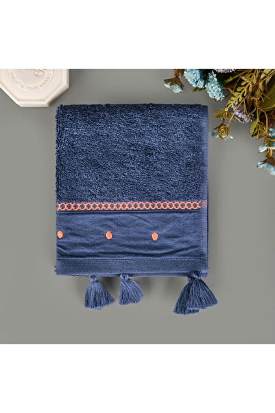 Evidea Soft Piene Towel - Navy Blue / Tile - 30X50 cm
