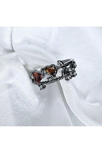 DÜKKAN DESİGN خاتم SDÜKKAN DESİGN Y2K المرصع بالأحجار